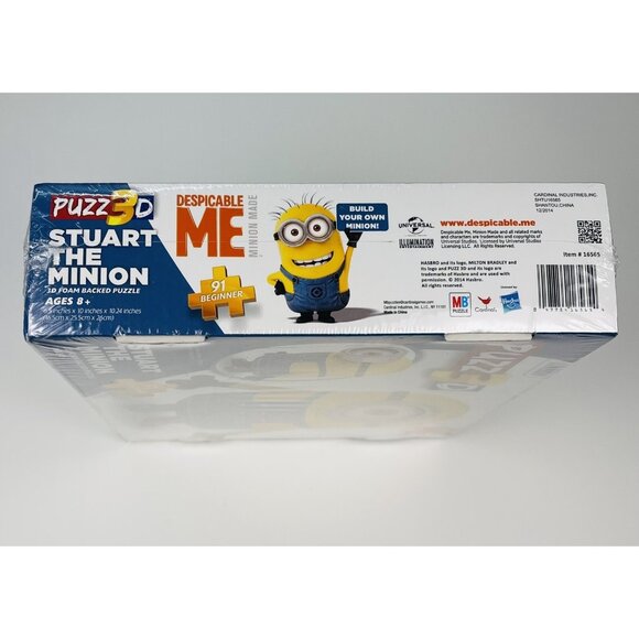 Illumination Entertainment Puzz3D Despicable Me 91pc STUART THE MINION 3D Puzzle - Picture 3 of 3